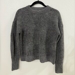 Quince Crewneck Gray Women's Sweater Wool/Alpaca Blend